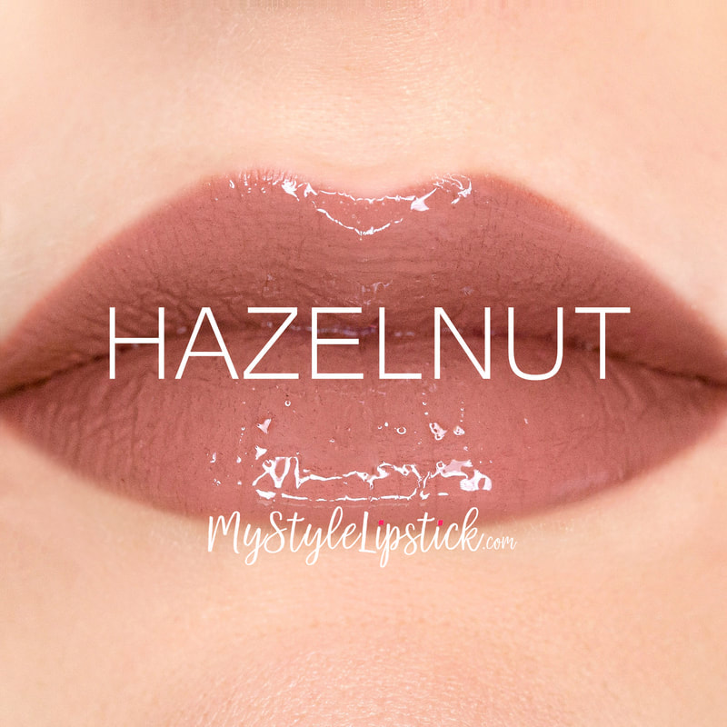 Hazelnut LipSense neutral lipcolor with Glossy Gloss