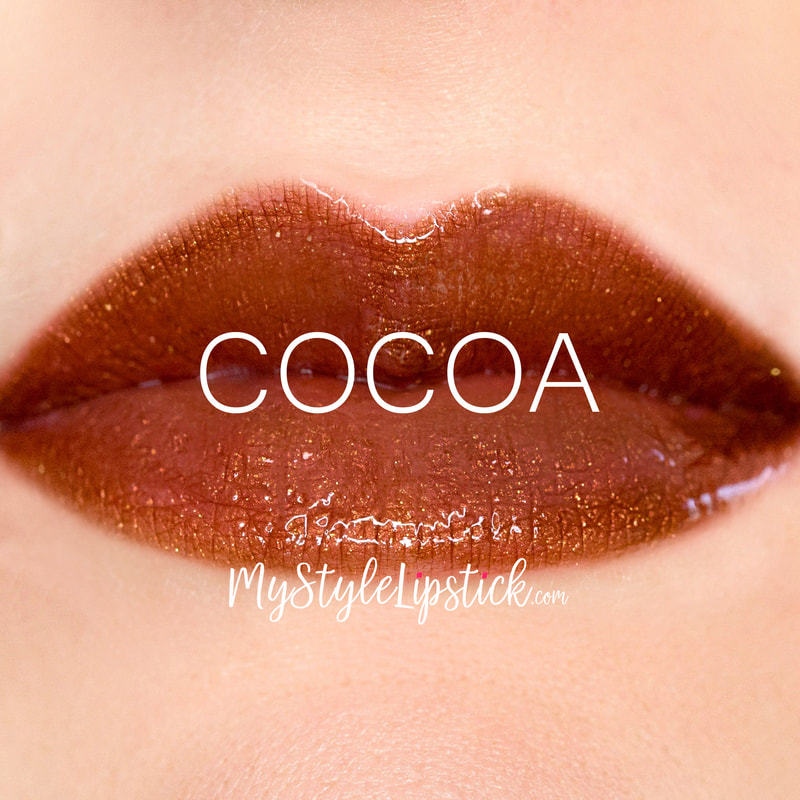 COCOA | Shimmer / Warm LipSense liquid lipcolor - smudge proof,  waterproof, kiss proof. Shop MyStyleLipstick