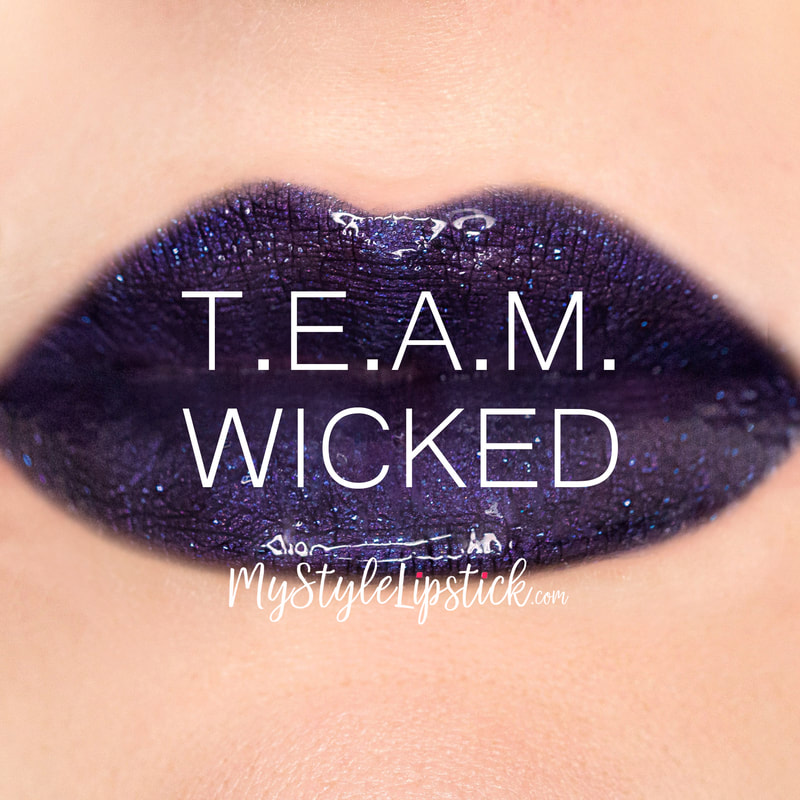 T.E.A.M. WICKED |  Shimmer / Cool LipSense liquid lipcolor - smudge proof,  waterproof, kiss proof. Shop MyStyleLipstick.com